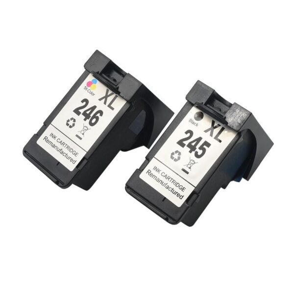 1 Set X Cartridge 245XL Ink Cartridge PG-245 CL-246 Replacement for Canon Ink 245 and 246 Compatible for Canon 245XL 246XL Pack for Pixma MG2522 TS3122 TS3322 MX490 TR4520 Printer 245 Ink