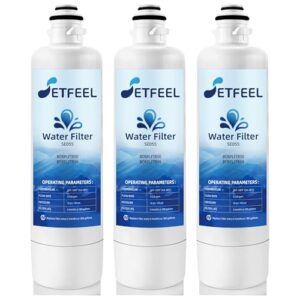 11032531 Water Filter Replacement for Bosch Ultra Clarity Pro BORPLFTR50 BORPLFTR55 12033030, UltraClarity Pro Water Filter Fit Thermador B36CD50SNS B36CT80SNS, Replfltr55, 3 Pack SETFEEL