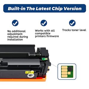 130A Toner Cartridge,Compatible Replacement for HP 130 A CF350A CF351A CF352A CF353A for HP Color Laserjet Pro MFP M177fw M176n M177 M176 Printer,Black Cyan Yellow Magenta,4 Pack