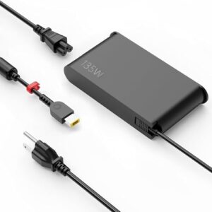 135W Laptop Charger Fit for Lenovo Thinkpad W500 W540 W54C W55 Power Supply Cord ADL135NLC3A AC Adapter