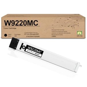 1PK W9220MC Black Toner Cartridge Compatible for Color Managed MFP E78223DN E78228DN Printer