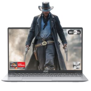 2025 16.1 Laptop Computer AMD Ryzen 7 5700U (8C/16T, Up to 4.3GHz) Radeon RX Vega 8 Graphics Laptop 16GB RAM 512GB NVMe SSD, Windows 11, FHD Display, WiFi 6, 53Wh Battery, HDMI, Webcam, Backlit KB