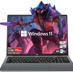 2025 AMD Laptop, 16.0inch Laptop Computer with AMD Ryzen 7 5000 Series(8C/16T, Up to 4.3GHz), 16GB RAM 512GB NVMe SSD Windows 11 Laptop, Radeon RX Vega 8 Graphics,WiFi 6, Backlit KB,53Wh Battery,Gray
