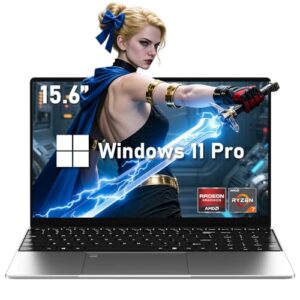 2025 Gaming Laptop 15.6 Inch Laptop Computer with AMD Ryzen 7 5700U Processor, 32GB RAM, 1T SSD, FHD Display 1920*1080P, Windows 11 PRO, WiFi 5, Backlit Keyboard HDMI, for Student, Office, Business