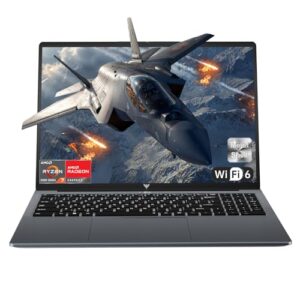 2025 Gaming Laptop, 16.0inch Laptop Computer with AMD Ryzen 7 5825U(8C/16T, Up to 4.5GHz), 16GB RAM 512GB NVMe SSD Windows 11 Laptop, Radeon RX Vega 8 Graphics,WiFi 6, Backlit KB