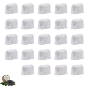 24 Nispira Activated Charcoal Water Filters Replacement Compatible with Cuisinart Coffee Machine Part DCC-RWF