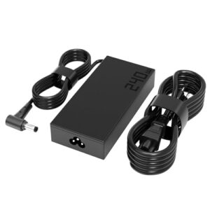 240W 20V 12A ROG AC Charger for ASUS ROG Zephyrus Duo 15 GX550LXS M16 S15 S17 G14 G15 G16 G513 GX550LXS G533 G533QS G733QM G733QR G733QS G733QSA Gaming Laptop Power Supply Adapter
