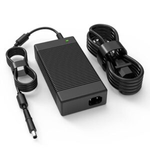 330W 16.92A 19.5V LA330PM190 AC Charger for Dell G15 G16 5530 7630 7620 Alienwar Area-51m X51 M18x X17 M17 DA330PM190 DA330PM111 LA330PM160 Gaming Laptop Power Supply Adapter Cord