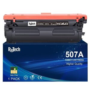507A Black CE400A Toner Cartridge, Replacement Compatible for HP 507 507X CE400X for HP Laserjet 500 Color m551 m551dn m551n m551xh m570dn m570dw m575c m575dn m575f Printer (1-Pack)
