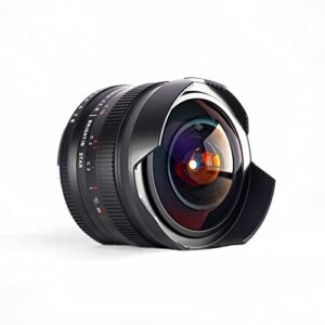 7.5mm F2.8 III Ultra Wide Angle Fisheye Lens for Fujifilm Fuji XF-Mount Mirrorless Cameras, Manual Focus Prime APS-C Lens Fit for XT5, XT4, XT30, XPRO3/1, XT200, XS10, XA7, XE4, XH1