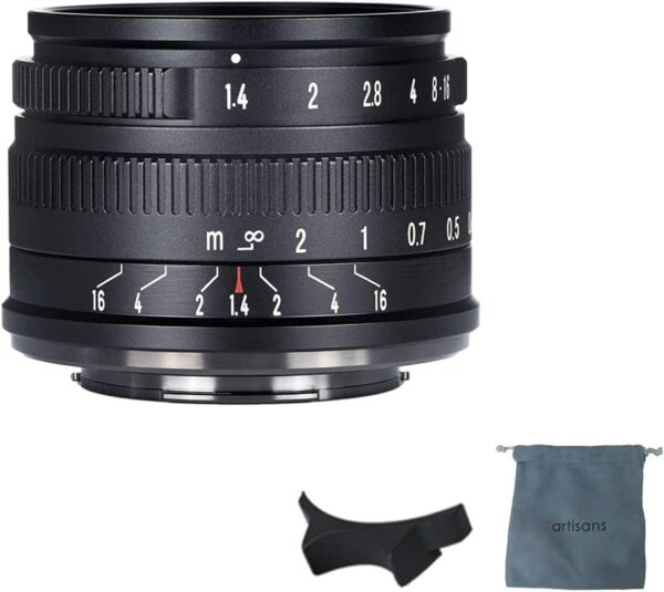 7artisans 35mm F1.4 Mark II APS-C Manual Focus Fixed Lens Large Aperture Compatiable for Canon R Mount Mirrorless Cameras R RP R5 R6 - Image 3