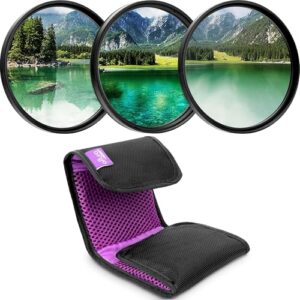 Altura Photo 95mm Lens Filter Kit – Multi-Coated UV Protector, CPL Polarizing and ND Neutral Density Filters + Case for Camera Accessories & Lenses