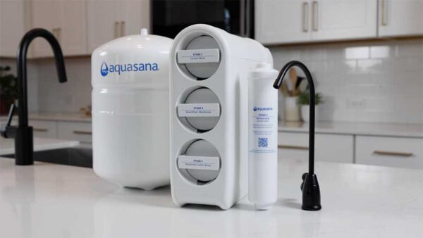 Aquasana SmartFlow® Reverse Osmosis Water Filter | RO Under Sink System | WQA Certified up to 99.99% of 90 contaminants Including Fluoride, PFAS, Arsenic, Lead, and Chlorine | Matte Black Faucet - Image 8