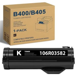 B400/B405 Toner Cartridge 1Black (14,300 Pages in Total) Replacement for Xerox 106R03582 VersaLink B400 B400DN B400N B405 B405N B405DN Printer