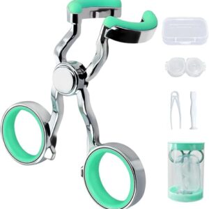 Contact Lens Applicator Tool, Color Contact Lenses Wearing Aids for Easier Apply&Remove Contact Lens, Light Green Contact Lens Eyelid Wearing Aid for Travel