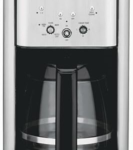 Cuisinart DCC-1200P1 Brew Central 12-Cup Programmable Coffeemaker Coffee Maker, Carafe, Brushed Chrome