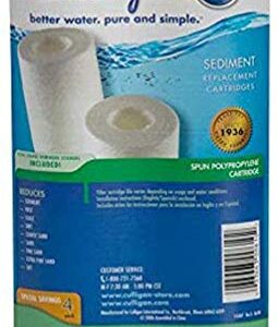 Culligan P5-4PK P5 Whole House Premium Water Filter, 8,000 Gallons, Value 4-Pack, White, 4 Count (Pack of 1)