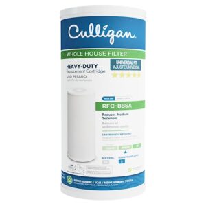 Culligan RFC-BBSA 25 Micron Whole House Water Filter for Sediment, 10″ x 4.5″ Compatible Replacement for FXHTC, W50PEHD, GXWH40L, GXWH35F, GNWH38S, WFHD13001 (Pack of 1)
