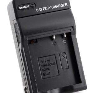 DMW-BCF10 Wall Charger for Panasonic Lumix DMC-FH20, DMC-FH22, DMC-FH24, DMC-FH25, DMC-FH3, DMC-FH5, DMC-FS15, DMC-FS6, DMC-FS7, DMC-FT4, DMC-FX70 and More with Foldable Plug