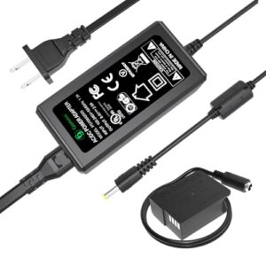 DMW-DCC8 Gonine DC Coupler DMW-AC8 AC Power Adapter Camera Charger Kit for Panasonic FZ200, FZ1000, GH2, G5, G6, G7, Lumix GX8 G85 Cameras (DMW-BLC12 Battery Replacement)