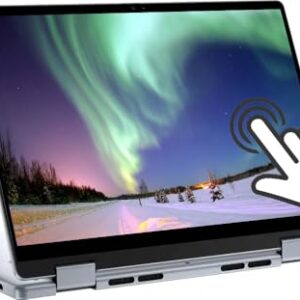 Dell Inspiron 14 7440 2-in-1 Laptop, 14″ FHD+ Touchscreen, Intel Core 7 150U(> i7-1355U), 32GB DDR5 RAM, 1TB SSD, Backlit KB, FP Reader, Type-C, FHD Webcam, Win 11 Pro, w/BWE Accessories, Ice Blue