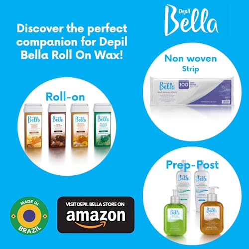 Depil Bella Brazilian Roll On Wax Honey and Propolis Depilatory | Body Waxing, Hair Removal Wax-Cartridge | For Men and Women | Home Self Waxing | Sensitive Skin | Dermatologically Tested | Painless - Image 7