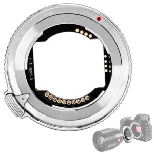 E-Z Autofocus Lens Adapter for Sony E-Mount to Nikon Z-Mount – Auto Focus Adapter Ring Compatible with Nikon Z5/Z6/Z7/Z50/ZFC Cameras & Sony E Lenses – Maintains EXIF & Fast AF