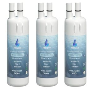 EDR1RXD1 Water Filter Replacement for Whirlpool, Compatible with Everydrop Filter 1, W10295370A, EDR1RXD1B, W10295370, WHR1RXD1, KAD1RXD1, P4RFKB2, P8RFWB2L, 46-9930, 46-9081, 3PACK