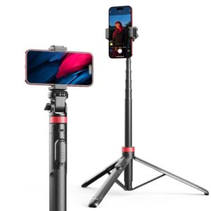 Eicaus 72” Phone Tripod – Upgraded, Stable, and Portable Tripod for iPhone 15/14/13, Android, Cameras and Action Cameras