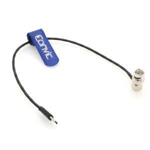 Eonvic Timecode Cable BNC Male for Tentacle Sync Timecode Generator to Multi Micro USB for Sony FX3 FX30 FX3 FX30 Alpha 1 A1 A7S3 (50cm)