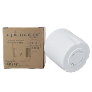 Epic Water Filters REPLACEMENT FILTER/Compatible with Epic Pure Water Pitcher/Removes Fluoride, Lead, Forever Chemicals, Heavy Metals, Chemicals, Industrial Pollutants/Filters 150 Gallons