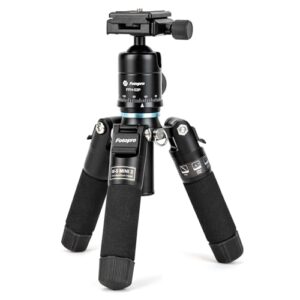 Fotopro Mini Tripod Portable Desktop Aluminum Small Camera Tripod with 360 Ball Head 20 Inch Compact Tabletop Tripod for DSLR Camera Video Camcorder Travel with Carrying Bag Load up to 11lbs/5kg