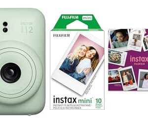 Fujifilm INSTAX MINI 12 Green Bundle 2025
