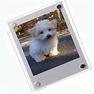 Fujifilm Instax Mini 12 Instant Camera + Pro Design Protective Case & Magnetic Lucite Frames, 20 Sheets (Clay White)