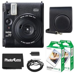 Fujifilm Instax Mini 99 Instant Film Camera Bundle with Fujifilm Instax Mini Instant Film (20 Sheets) with Accessories Including Protective Carrying Case Value Bundle