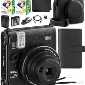 Fujifilm Instax Mini 99 Instant Film Camera with Instax Mini 99 Camera Case, Photo Album (108 Count) 2 Pack of Instant Film 40 Sheets Total Essential Bundle Set
