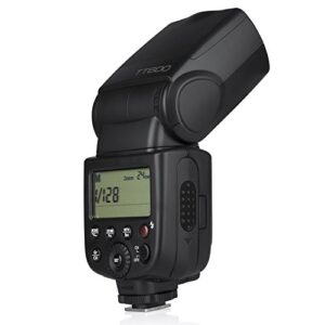 Godox TT600 Flash Speedlite, GN60 2.4G Wireless X System HHS 1/8000S 5600K±200K 0.1s-2.6s Recycle Time, 22 Steps of Power Output: 1/1~1/128 for Canon Nikon Pentax Olympus Fujifilm Panasonic Cameras