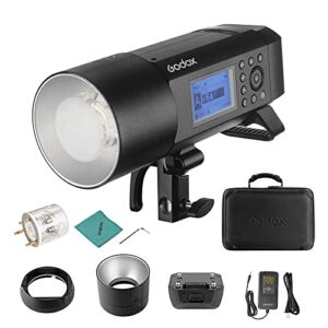 Godox WITSRO AD400Pro All-in-One Outdoor Flash Light Speedlite TTL Auto-Flash GN72 1/8000s HSS 2.4G Wireless X System Built-in Lithium Battery