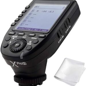 Godox Xpro-S for Sony TTL Wireless Flash Trigger 1/8000s HSS TTL-Convert-Manual Function Large Screen Slanted Design 5 Dedicated Group Buttons 11 Customizable Functions