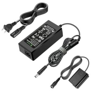 Gonine AC-PW20 Power Supply NP-FW50 ZV-E10 Dummy Battery ACPW20 Continuous AC Adapter Kit for Sony Alpha ZVE10 A6400 A6000 A5100 A6100 A6300 A6500 A7 A7II A7S A7SII RX10 II IV Cameras.