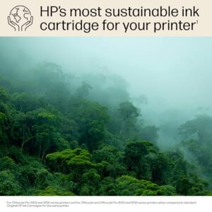HP 936e Black EvoMore Ink Cartridge Printers | Works with Printer Series: OfficeJet 9120, Pro 9100, Pro Wide Format 9700 | Carbon Neutral | 4S6V6LN