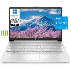 HP Windows 11 Pro 15 15.6″ FHD Business Laptop Computer,11th Gen Intel Core i5-1135G7, 16GB RAM 512GB SSD, Intel Iris Xe Graphic, Numeric Pad, Long Battery Life, Wi-Fi 5, Bluetooth 4.2, USB, w/Battery