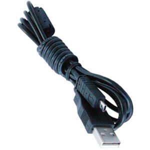 HQRP USB Data Transfer Cable Compatible with Sony Alpha A70 A100 A200 A300 A330 A350 A450 A850 A700 A900 DSLR Digital Camera Cord