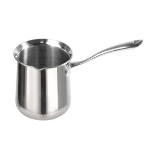 IMEEA Turkish Coffee Maker, SUS304 Stainless Steel Briki Greek & Arabic Coffee Pot (20oz)