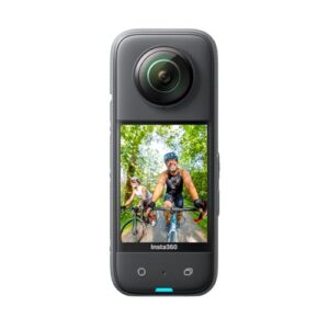 Insta360 X3-360 Action Camera with 5.7K 360 Active HDR Video, 4K Single-Lens Camera, Waterproof, FlowState Stabilization, 2.29″ Touchscreen, AI Editing, for Motorcycle, Wintersports and Vlogging