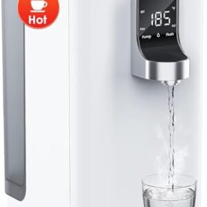 【Instant Hot】 Waterdrop K19-H Countertop Reverse Osmosis System, Reverse Osmosis Water Filter Countertop, 3:1 Pure to Drain, 4 Temperature Options Water Dispenser, No Installation