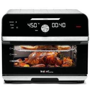 Instant Pot Omni Plus 19QT/18L Toaster Oven Air Fryer, 10-in-1 Functions, Fits 12″ Pizza, Crisp, Broil, Bake, Roast, Toast, Warm, Convection, 100+ In-App Recipes, from the Makers of Instant Pot, Black