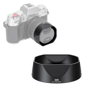 JJC Bayonet Lens Hood Shade for Fuji Fujifilm XF 35mm F2 R WR, XF 23mm F2 R WR, XC 35mm F2 Lenses, XF35mm f2, XF23mm f2, XC35mm Hood, Replaces Fujifilm LH-XF35-2 Lens Hood