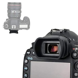 JJC Eg Soft Extended Eyecup Eyepiece Viewfiner for Canon EOS 1D X Mark II 1Ds Mark III 1D Mark IV 1D Mark III 5D Mark IV 5D Mark III 5DS R 7D Mark II 7D Viewfinder, Replaces Canon Eg Eye Cup