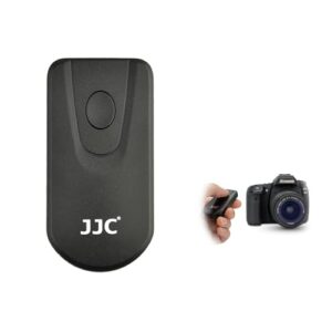 JJC Wireless Infrared Shutter Release Remote for Canon Rebel T7i T6i T6s T5i T4i EOS R5 R6 7D Mark II 6D Mark II 5D Mark IV III II 5DS 90D 77D 80D 70D 60D M6 M5 M3 Replaces Canon RC-1/RC-6 Remote